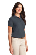 Women's Silk Touch Polo - Steel Gray