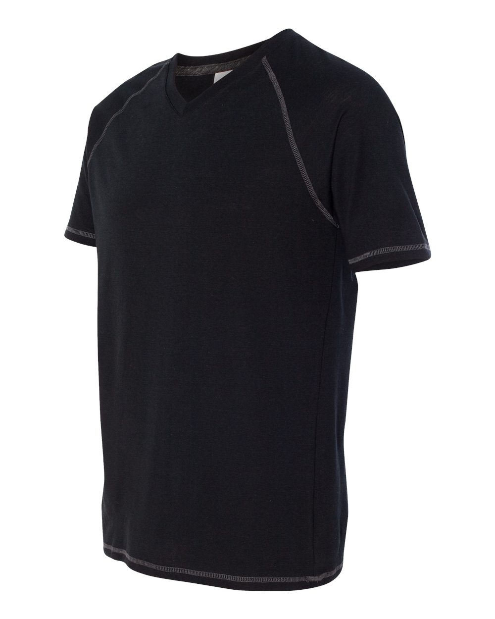 Triblend V-Neck T-Shirt - Solid Black Triblend