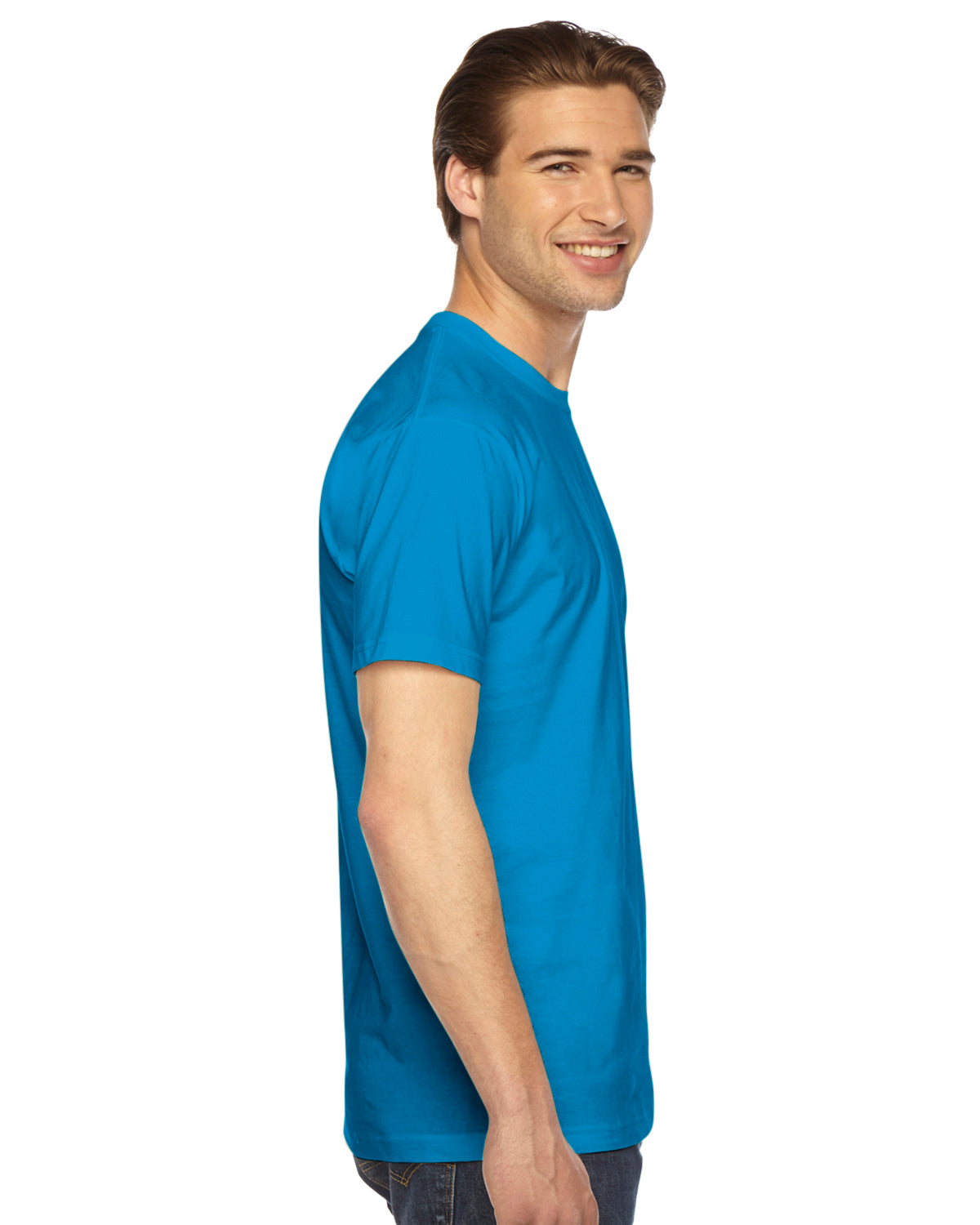 Unisex Fine Jersey Short-Sleeve T-Shirt - Teal