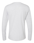 Men's Triblend Long-Sleeve Crew - Heather White