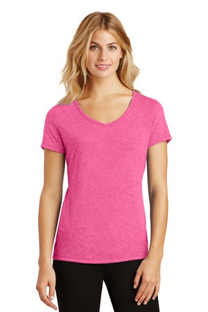 Women's Perfect Tri V-Neck Tee - Fuchsia Frost