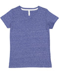 Women's Harborside Melange V-Neck T-Shirt - Royal Melange