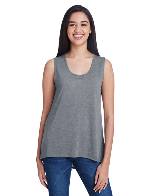 Women's Freedom Sleeveless T-Shirt - Heather Graphite