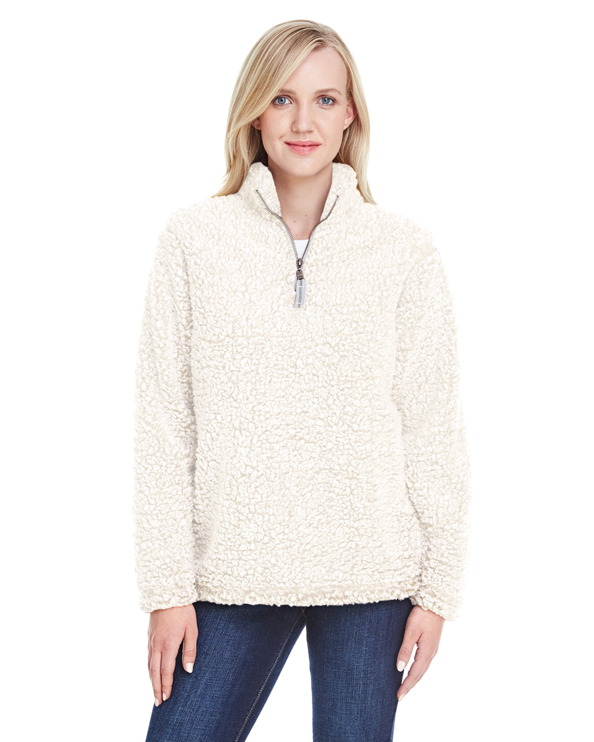 Women's Epic Sherpa 1/4 Zip - Cream