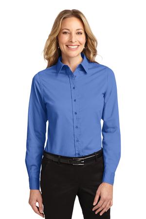 Women's Long Sleeve Easy Care Shirt - Ultramarne Blue