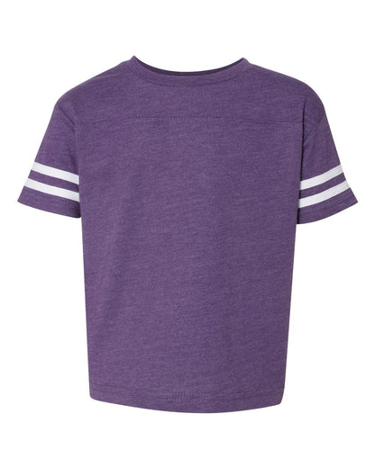 Toddler Football T-Shirt - Vintage Purple / Blend White
