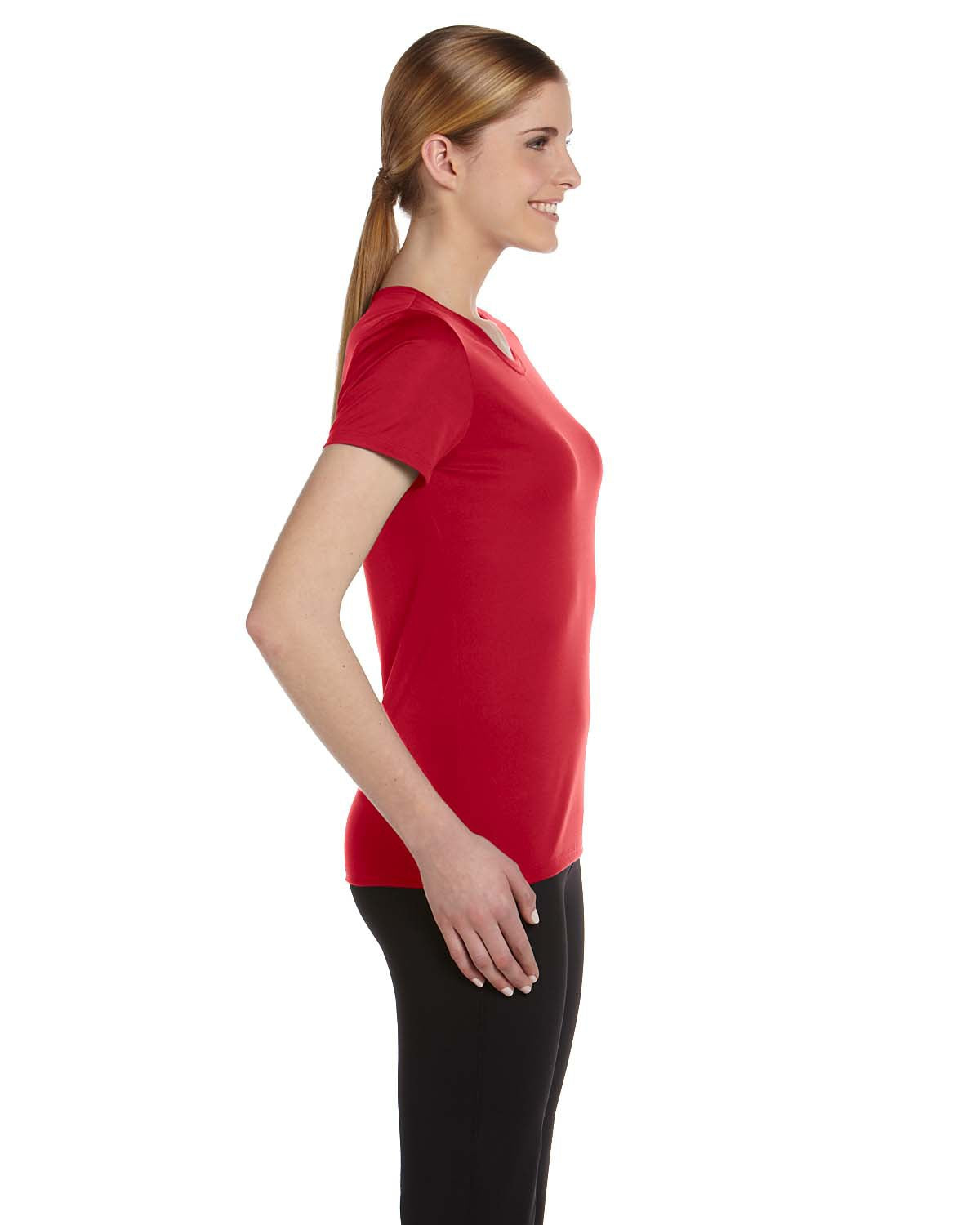Women's Performance Short-Sleeve T-Shirt - Sport Scarlet Red