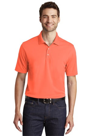 Unisex Dry Zone UV Micro-Mesh Polo - Coral Splash