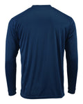 Unisex Long Sleeve Performance Tee - Navy