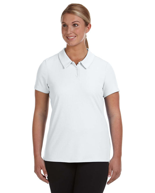 Women's Performance 3-Button Mesh Sport Shirt - White