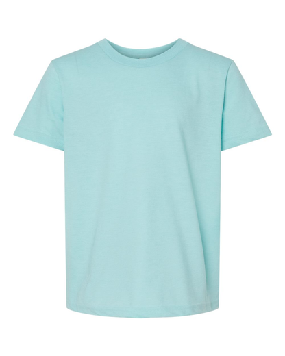 Youth Fine Jersey T-Shirt - Heather Purist Blue