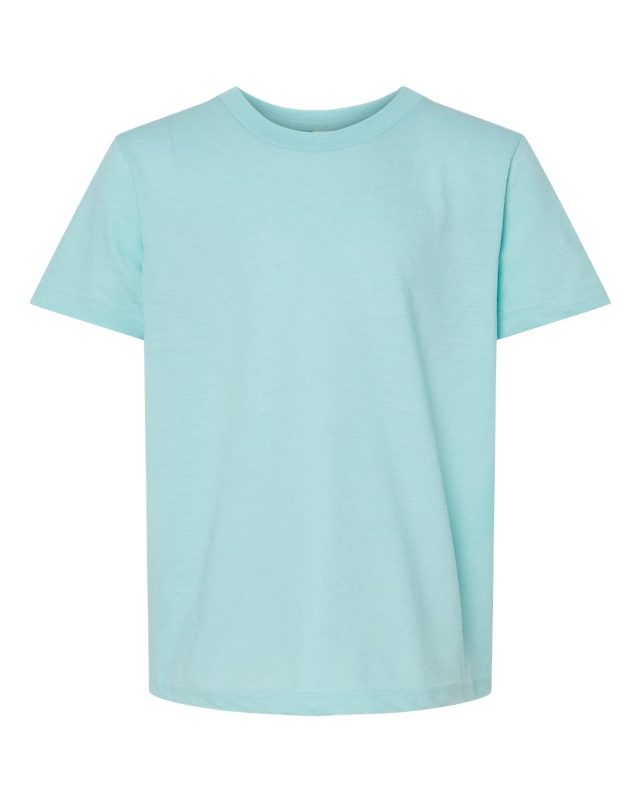 Youth Fine Jersey T-Shirt - Heather Purist Blue