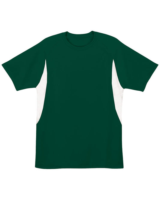 Men's Cooling Performance Color Blocked T-Shirt - Forest / White