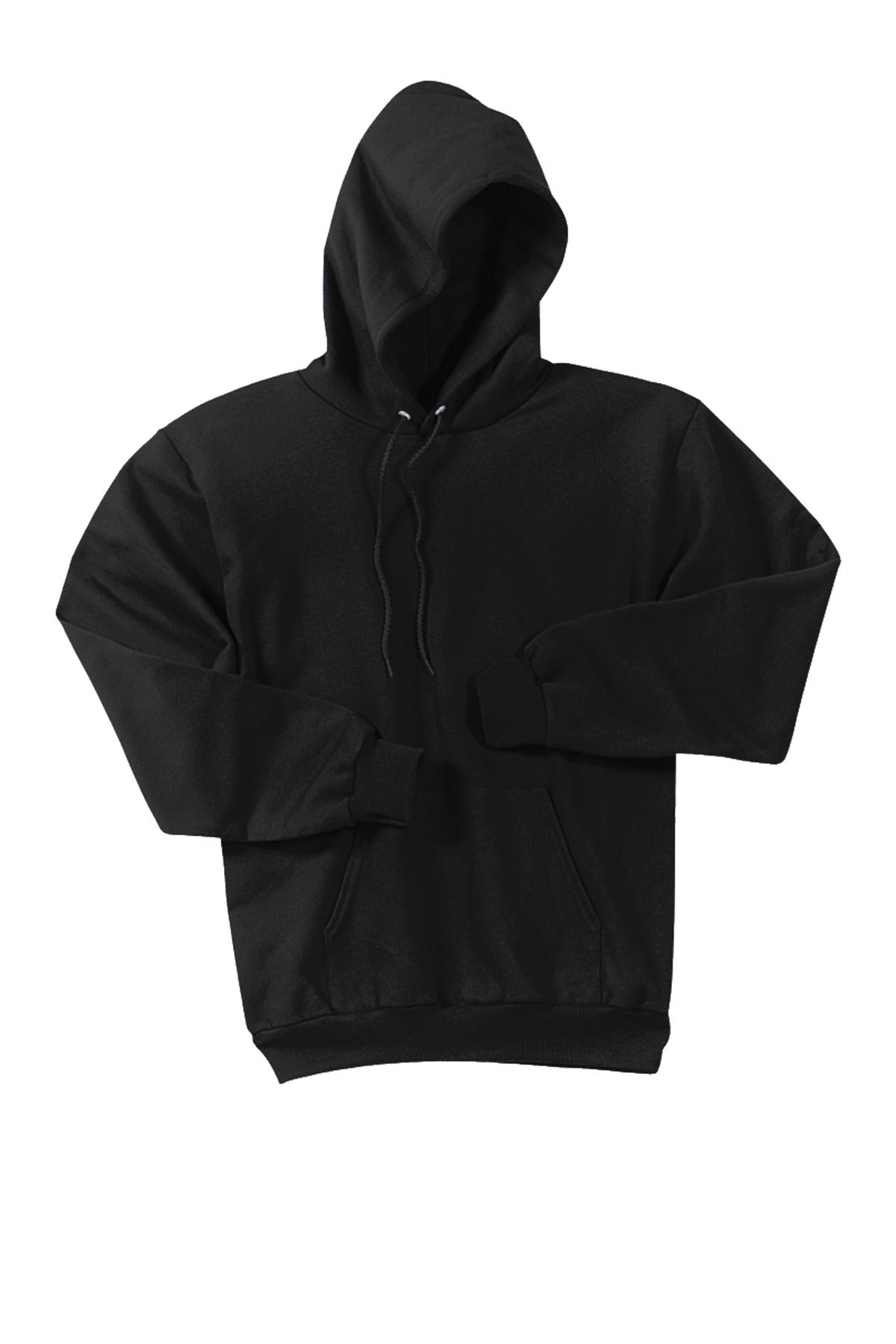 Unisex Tall Essential Fleece Pullover Hoodie - Jet Black