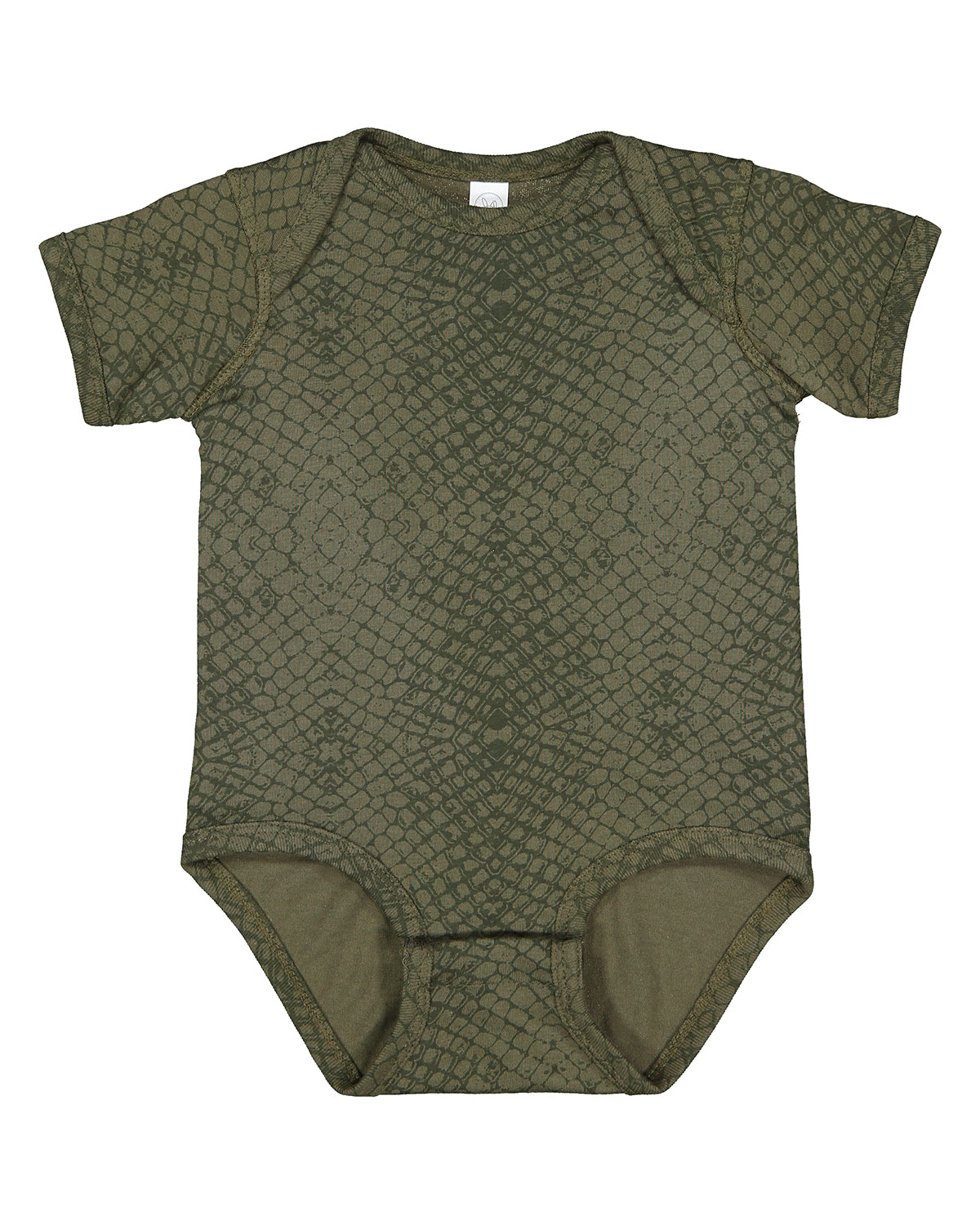 Infant Fine Jersey Bodysuit - Green Reptile