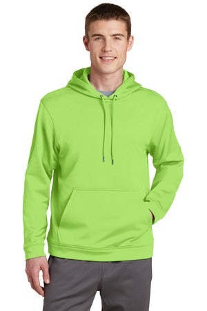 Sport-Wick Fleece Hooded Pullover - Lime Shock