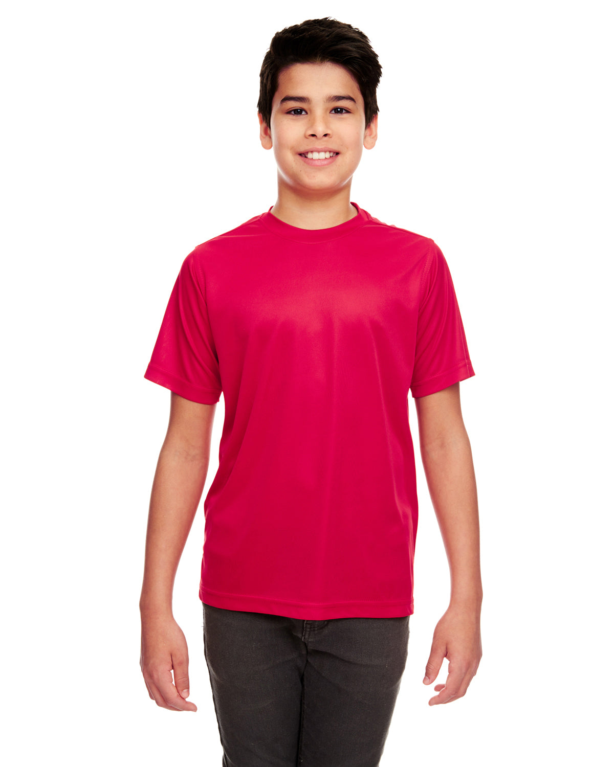Youth Cool & Dry Sport Performance Interlock T-Shirt - Red