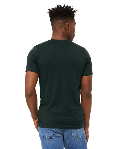 Unisex Heather CVC T-Shirt - Heather Emerald