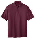 Unisex Silk Touch Polo - Burgundy