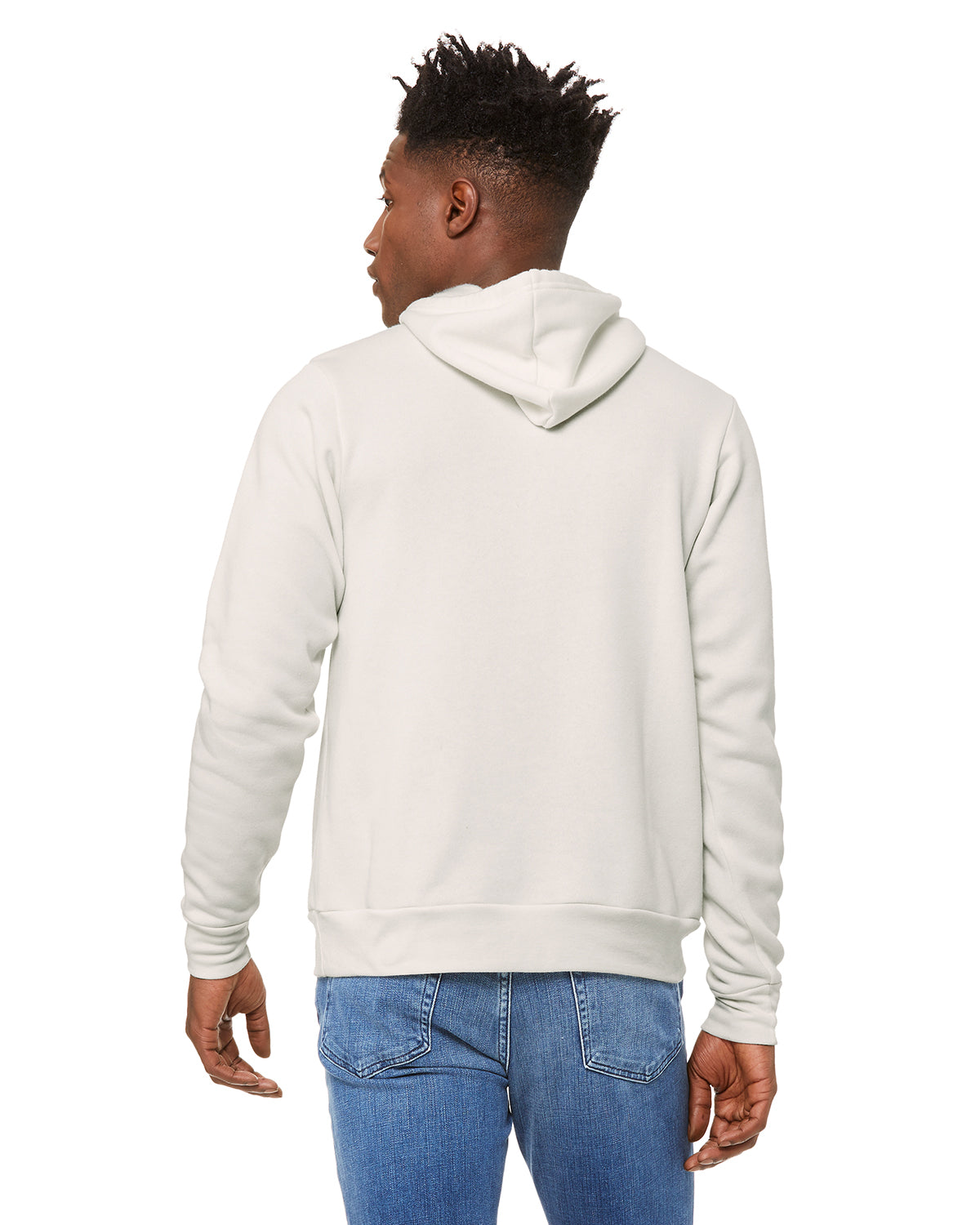 Unisex Sponge Fleece Pullover Hoodie - Vintage White