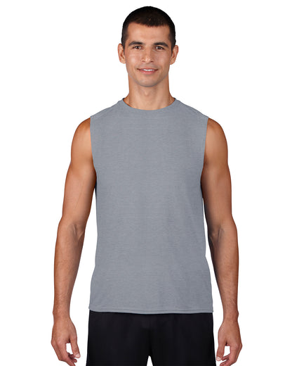 Unisex Performance®  Sleeveless T-Shirt - Sport Gray