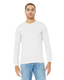 Bella + Canvas 3501CVC - Unisex Jersey Long-Sleeve T-Shirt - Solid White Blend
