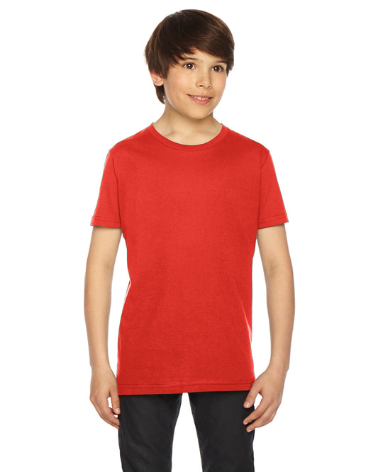 Youth Fine Jersey Short-Sleeve T-Shirt - Orange