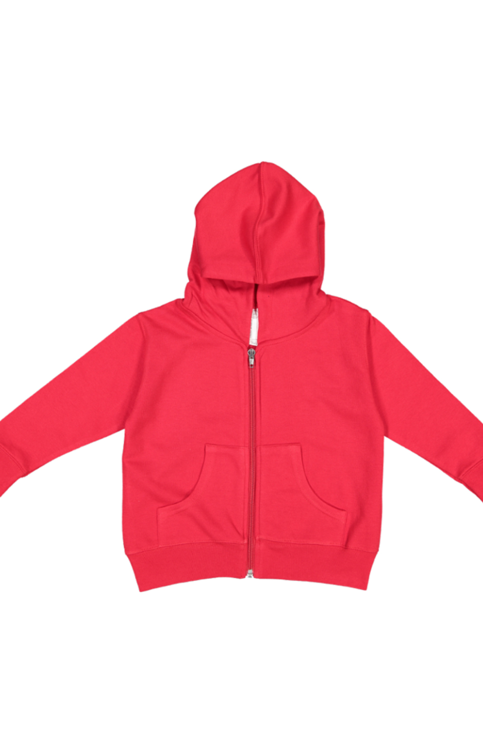 Toddler Zip Fleece Hoodie - Red