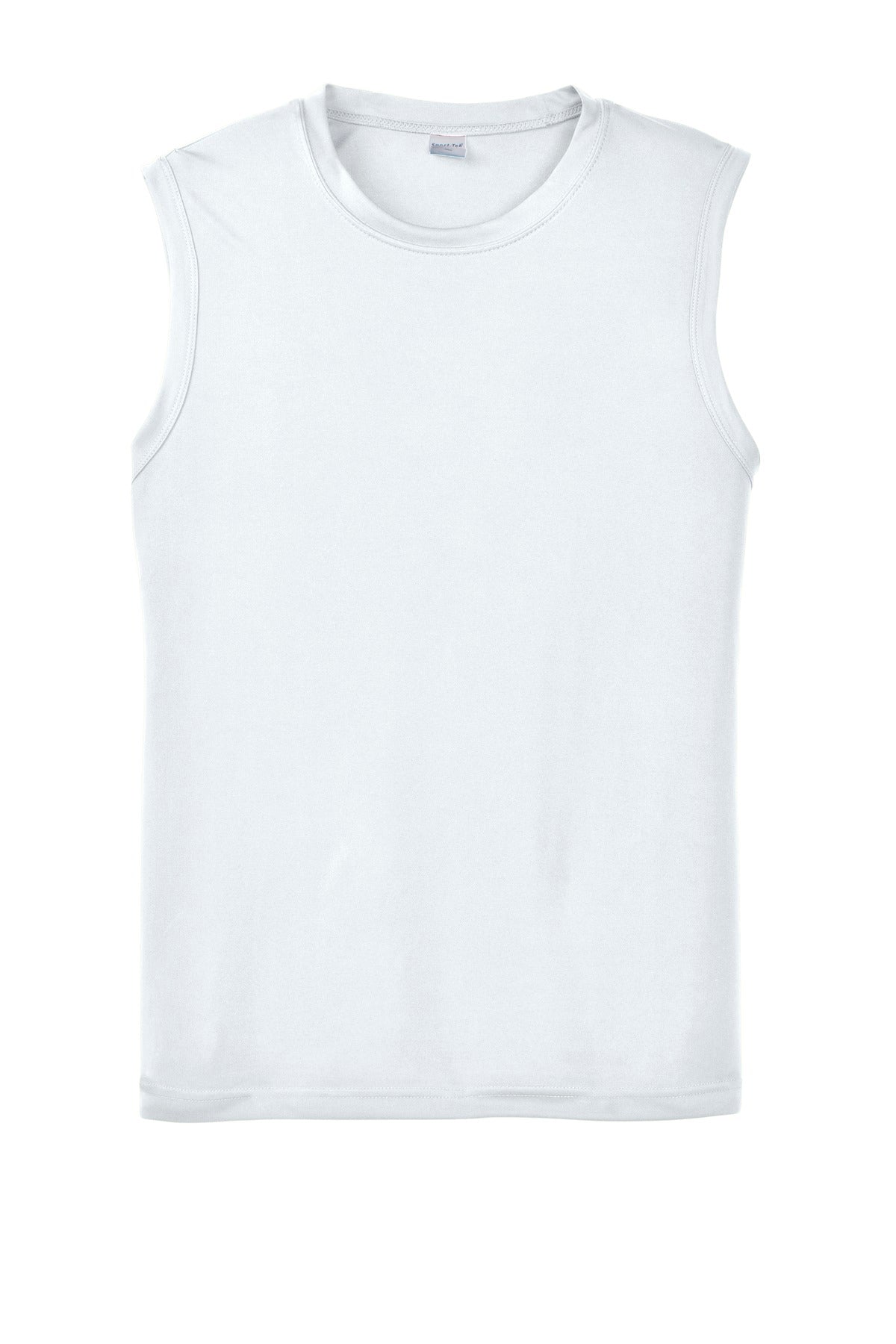 Men's Sleeveless PosiCharge Competitor Tee - White