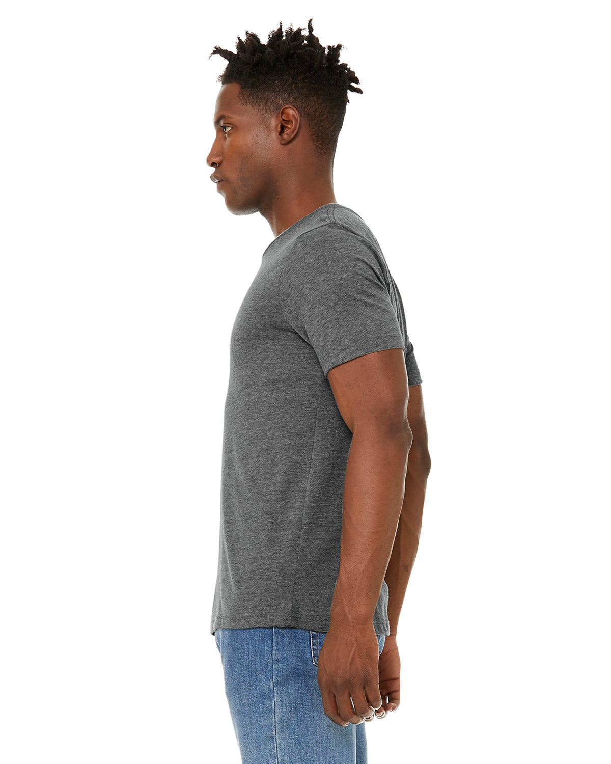 Unisex Sueded T-Shirt - Heather Deep