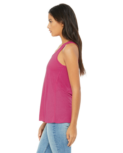 Women's Flowy Racerback Tank - Berry