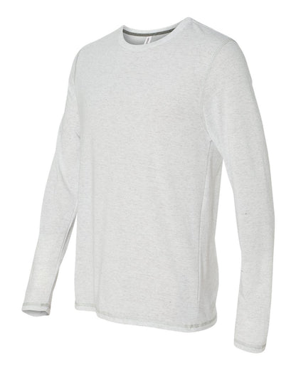 Long Sleeve Triblend T-Shirt - White Heather Triblend