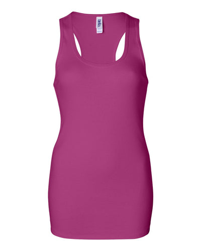 Women’s 2X1 Rib Racerback Tank - Berry