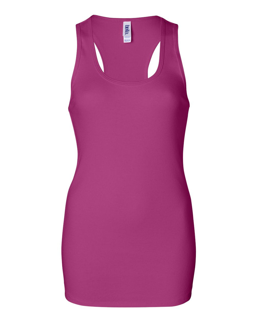 Women’s 2X1 Rib Racerback Tank - Berry