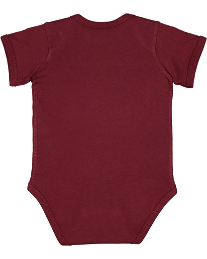 Infant Fine Jersey Bodysuit - Maroon