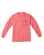 Comfort Colors C4410 - Unisex Heavyweight RS Long-Sleeve Pocket T-Shirt - Neon Red Orange