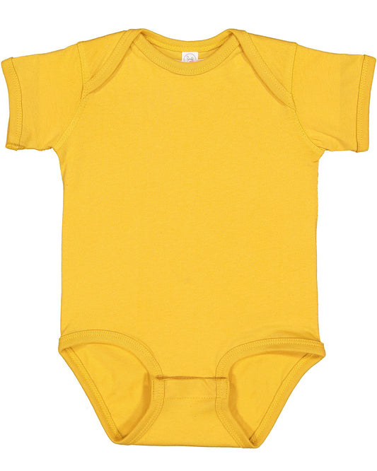 Infant Fine Jersey Bodysuit - Mustard