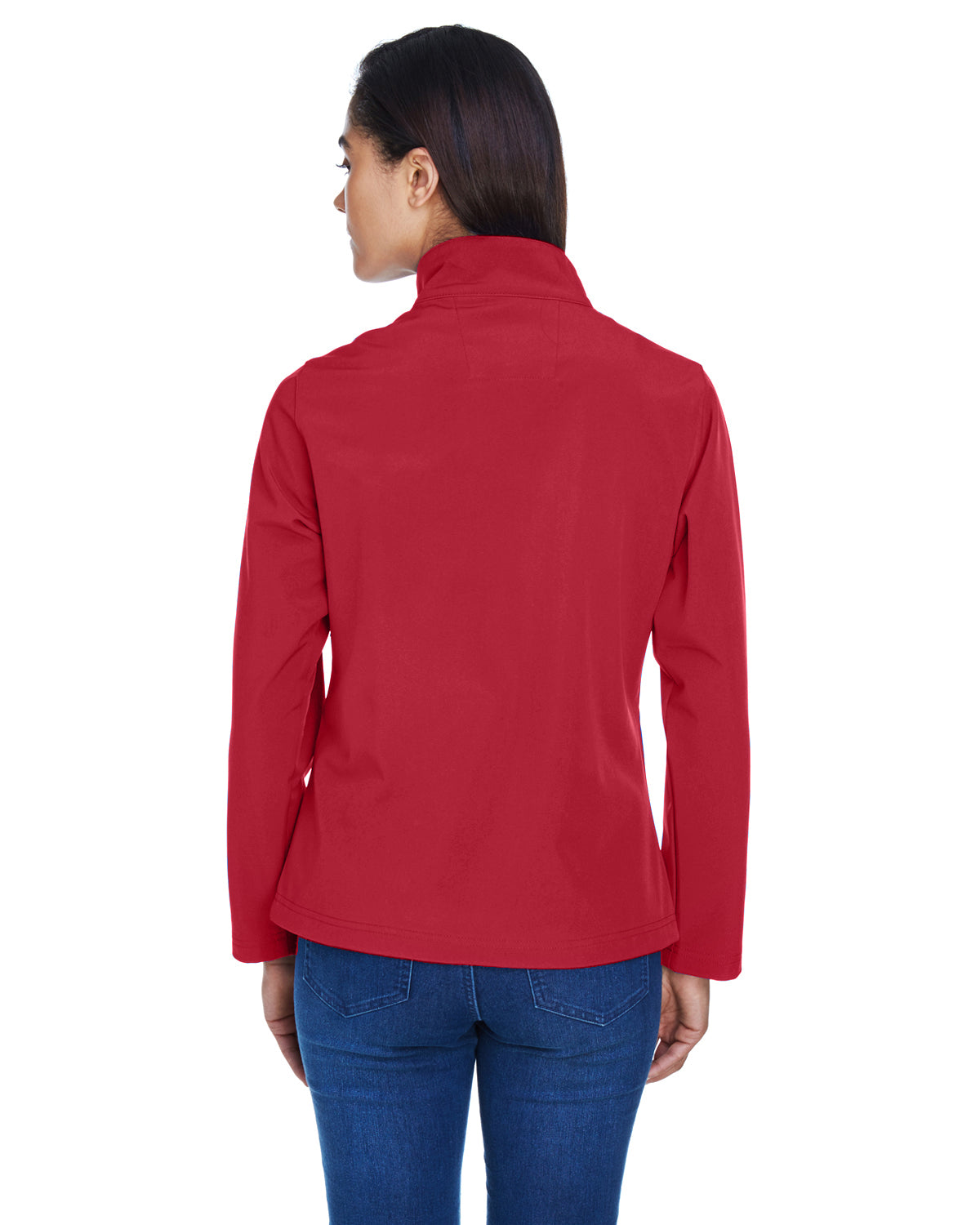 Women's Leader Soft Shell Jacket - Sport Scarlet Red