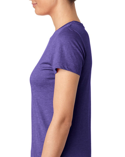 Women's Triblend Crew - Purple Rush