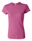 Bella + Canvas 1001 - Women's Baby Rib Short-Sleeve T-Shirt - Very Pink