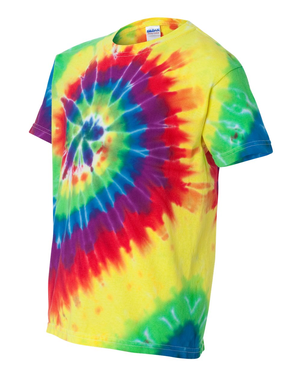 Youth Multi-Color Spiral T-Shirt - Classic Rainbow Spiral