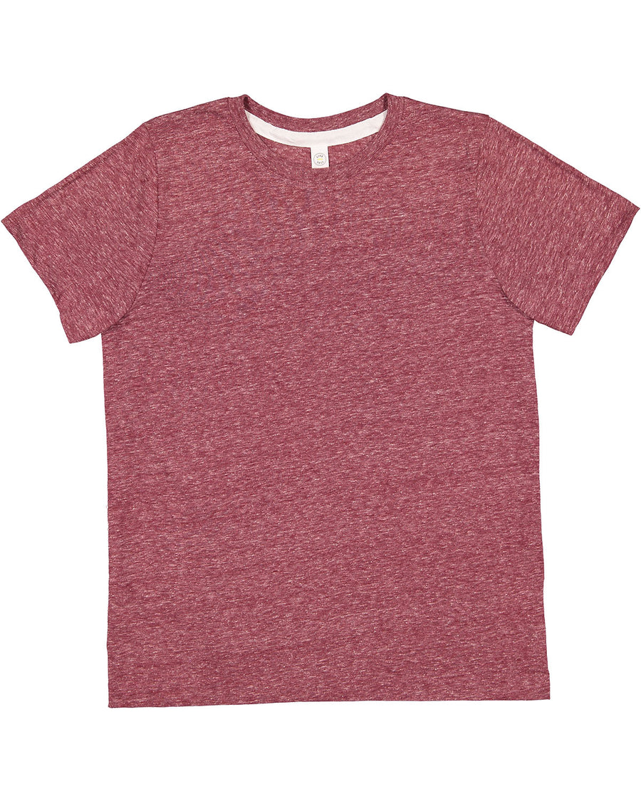Youth Harborside Melange T-Shirt - Burgundy Melange