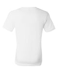 Unisex Deep V-Neck Jersey Tee - White