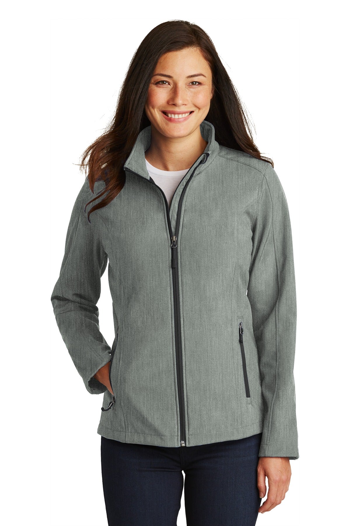 Women's Core Soft Shell Jacket - Pearl Gray Heather