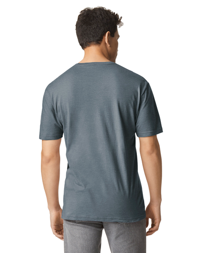 Light Cotton T-Shirt - Heather Navy