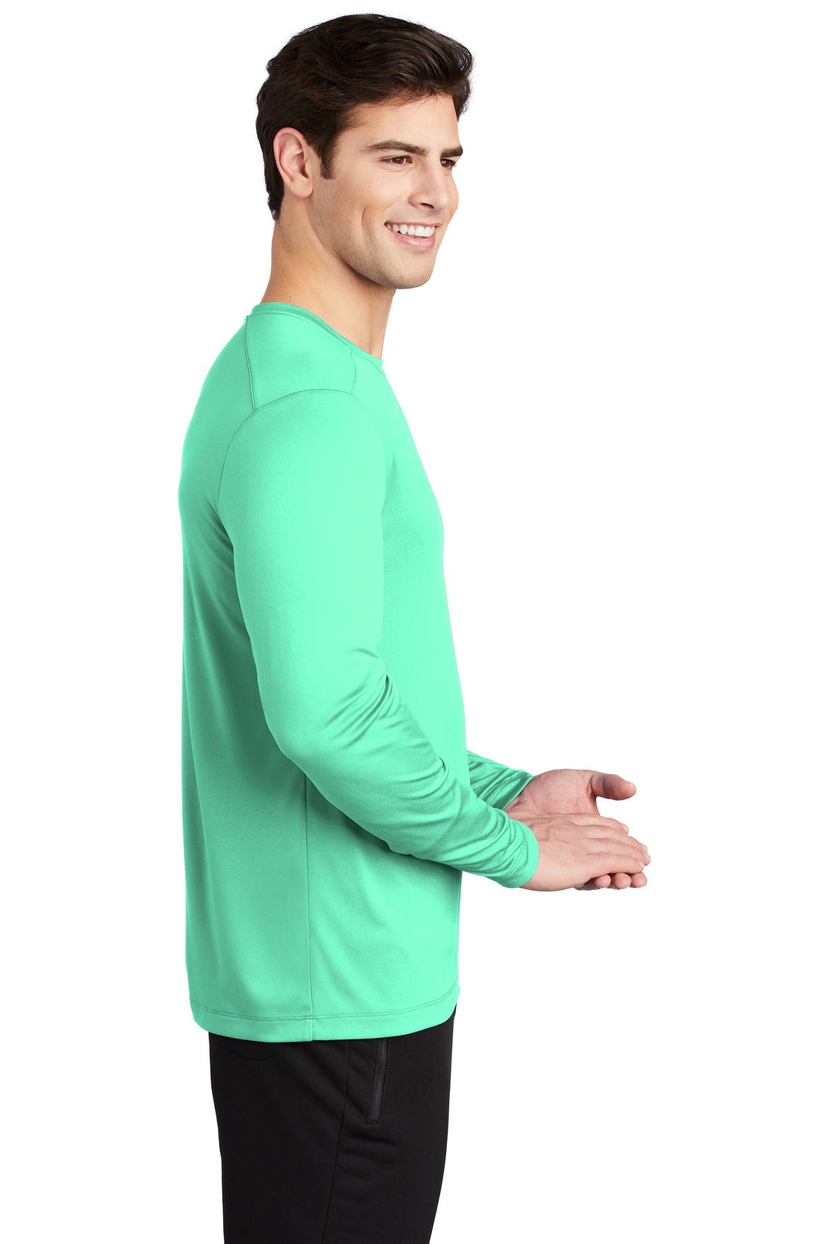 Unisex Posi-UV Pro Long Sleeve Tee - Bright Seafoam