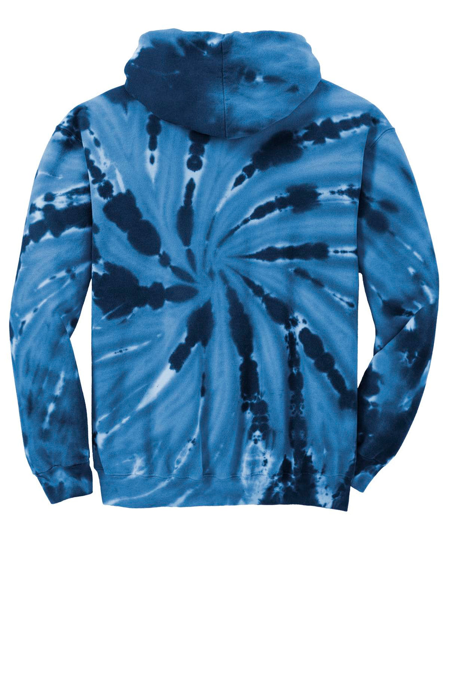 Unisex Tie-Dye Pullover Hoodie - Navy