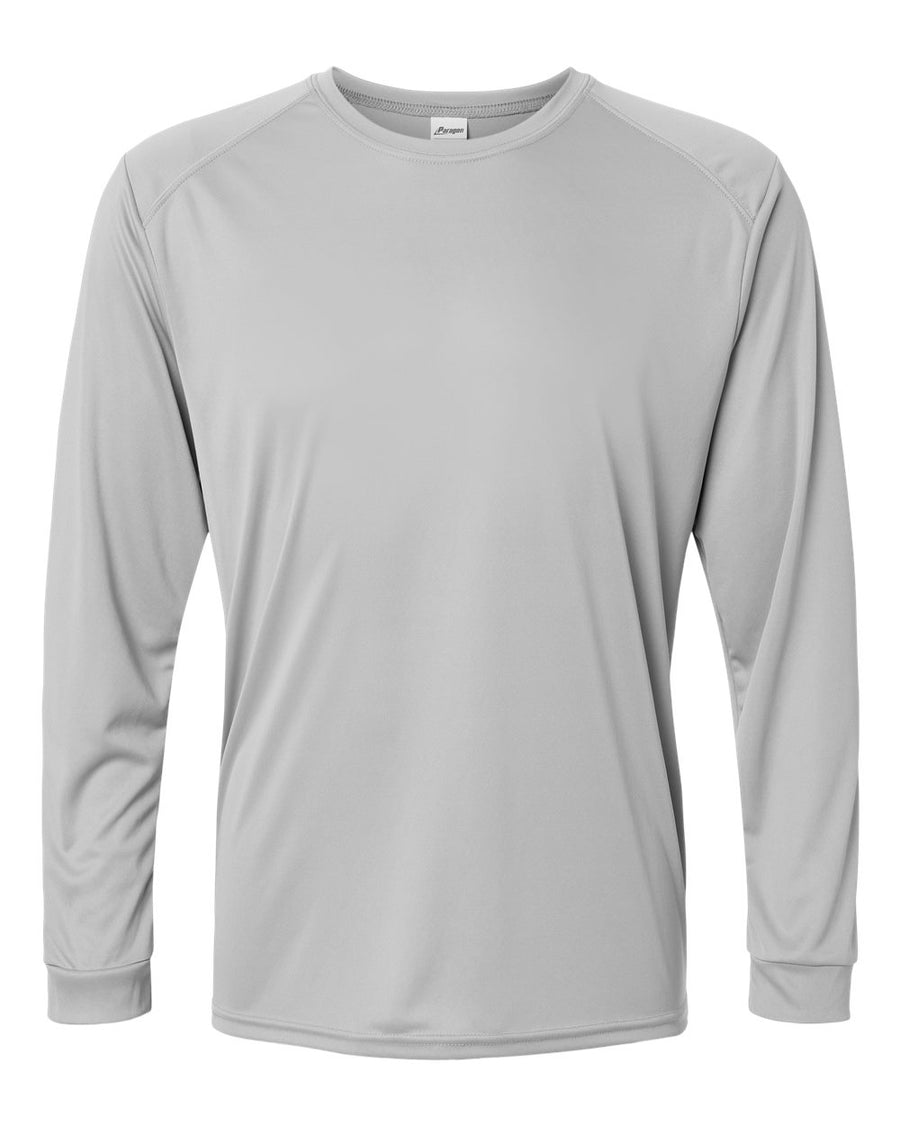 Unisex Long Sleeve Performance Tee - Medium Gray