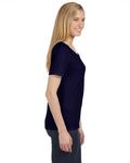 Missy Short-Sleeve Scoop Neck T-Shirt - Navy