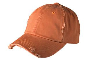 Distressed Cap - Burnt Orange